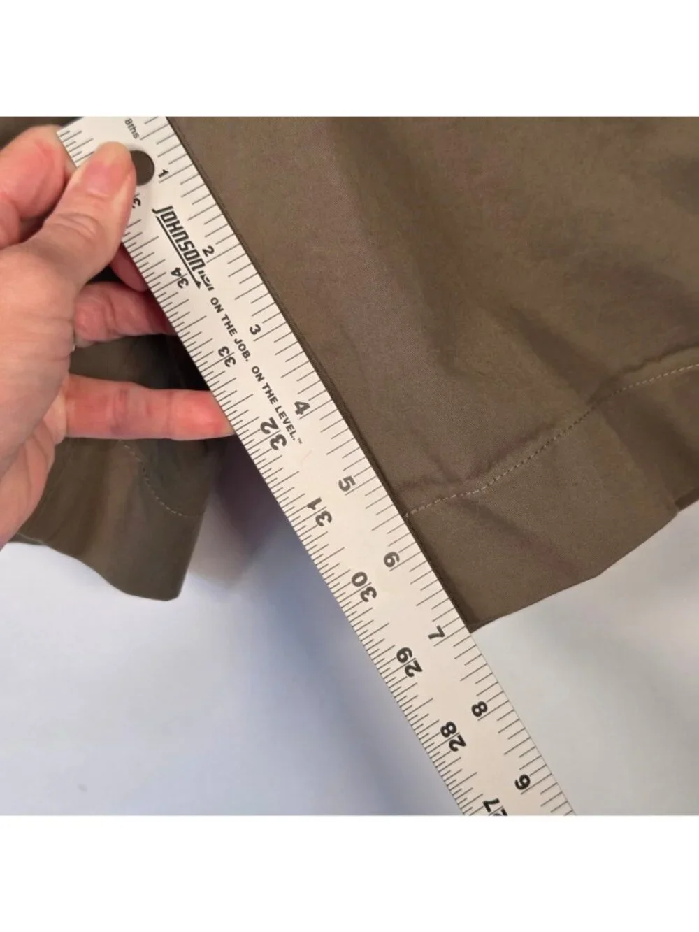 Theory DB Pleat Soft Chino Shorts Forest Green Size 6